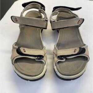 ECCO Womens Outdoor Hiking Sandals Sport Khaki Sz EU 40/US 9,Receptor Technology